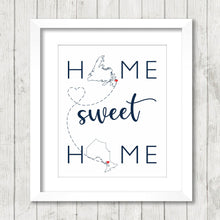 Load image into Gallery viewer, Home Sweet Home - St. John&#39;s, Newfoundland - Sudbury, Ontario - Home - Home Is Where The Heart Is - Home Decor - Oh Canada - Christmas
