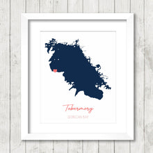 Load image into Gallery viewer, Georgian Bay, Ontario - Lake Map - Tobermory - Killarney - Wasaga Beach - Summer Home - Lake House-Living the Simple Life-Any Lake Available
